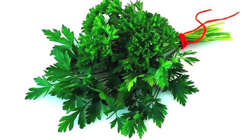 Parsley ដើម្បីបង្កើនសក្តានុពលចំពោះបុរស
